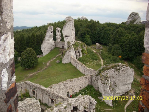 ruiny zamku w Ogrodzieńcu