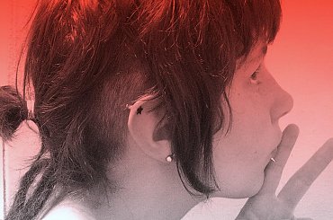 #igły #piercing #Sonia #twarz #człowiek