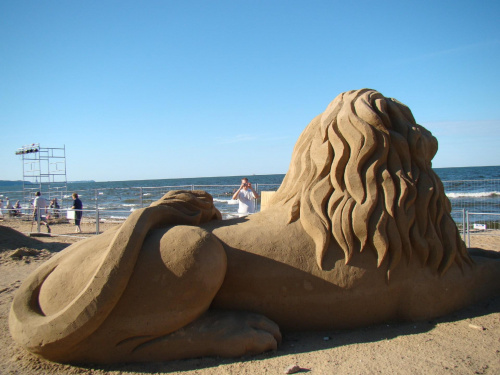 #morze #gdańsk #molo #piasek #wystawa #RzeźbyPiaskowe
