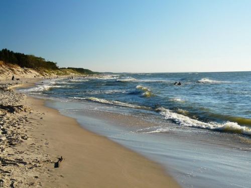 na plaży