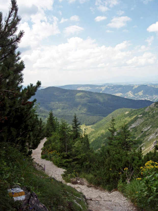 Widok na dol. Jaworzynki i Boczań.