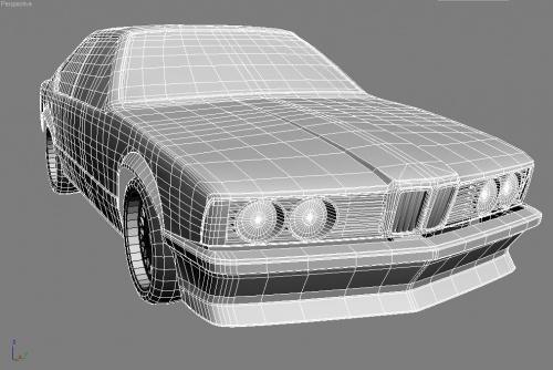 BMW 635 CSI E24 -model 3D #BMWE246353DModel