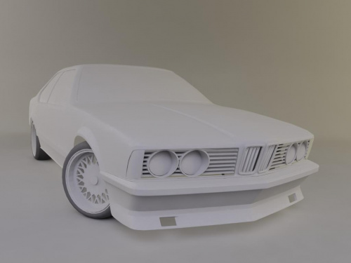 BMW 635 CSI E24 - model 3D
