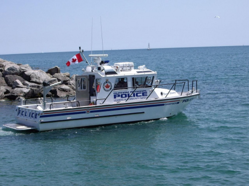 jezioro Ontario - wiosna 2007 #Jeziora #JezioroOntario #Policja #widoki