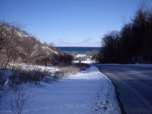 jezioro Ontario - luty 2007 #jeziora #JezioroOntario #zima #Toronto #Kanada #widoki #krajobrazy
