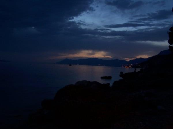 Makarska #burza #chorwacja #makarska #morze #wakacje