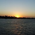 Zachód słońca na Nilu. #ZachódSłońca #nil #wakacje #rzeka #krajobraz #egipt