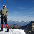 Szczyt Weissmies #wakacje #góry #Alpy #lodowiec #treking #Szwajcaria #Weissmies