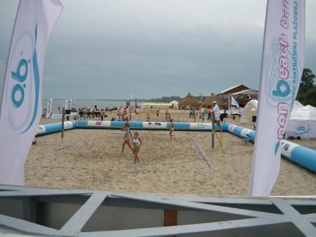 Sopot - plaża - mecz siatkówki