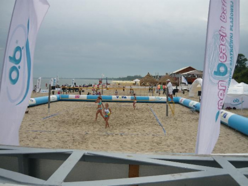 Sopot - plaża - mecz siatkówki