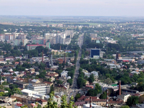 Panorama wschodniej części miasta.