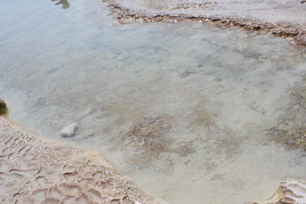 Pamukkale - tarasy wapienne, ścieżka południowa