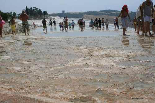 Pamukkale - tarasy wapienne, ścieżka południowa