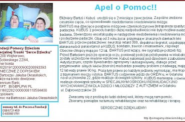 http://pomagamy.dbv.pl/ #Apel #BartuśOkrasiński #Bliżniacy #ChoreDzieci #darowizna #dziecko #Wejherowo #Fiedziuszko #KubuśOkrasiński #leczenie #Okrasińscy #organizacja #PomocCharytatywna #PomocDzieciom #PomocnaDłoń #pomóż #rehabilitacja