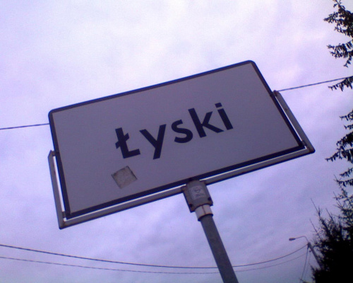 Moje m-sce zamieszkania :D #Łyski #miejscowość