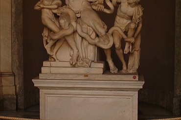 Muzea Watykańskie - Grupa Laokoona - marmurowa grupa z I w. przedstawia kapłana Laokoona i jego synów duszonych przez węże #Watykan #Rzym #Muzeum