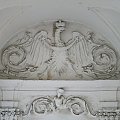 Majestatyczny, Śląski orzeł w klasztorze Lubiążu, wielkość ok 70 cm do 1 metra.