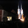 Katedra nocą (w czasie koncertu)