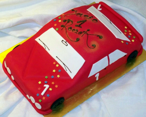 #tort #samochód #urodziny
