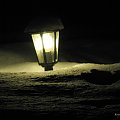 latarenka #latarnia #ogród #światło #zima #noc