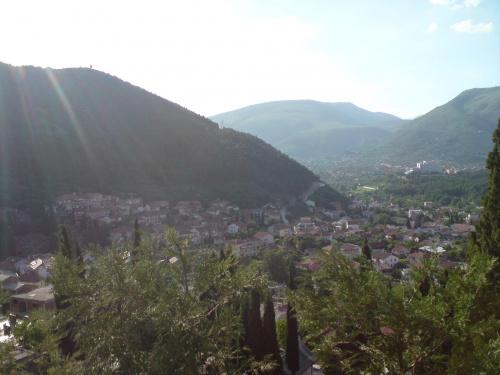 Bośnia Hercegowina....widok miasta Mostar z drogi wyjazdowej z miasta...nasze rodzinne wakacje 2008 #Mostar #BośniaHercegowina