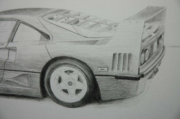 F40 kóba :) #f40 #kóba #ferrari #rysunek