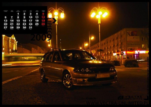 Kalendarz 2009 #VectraUnlimited2009