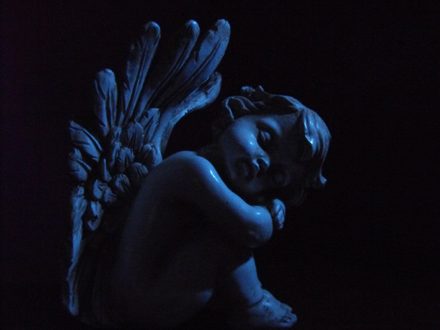 #anioł #aniołek #figurka #makro #zbliżenie