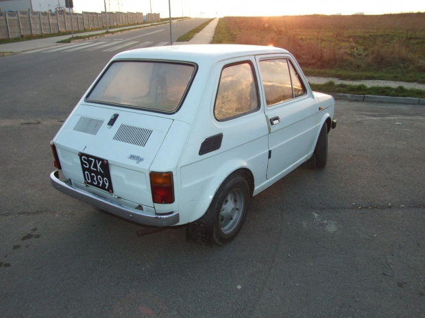 Fiat 126p rocznik 1976
Stargard 29.12.08 #MaluchFiat126pMalczarBobZabytek