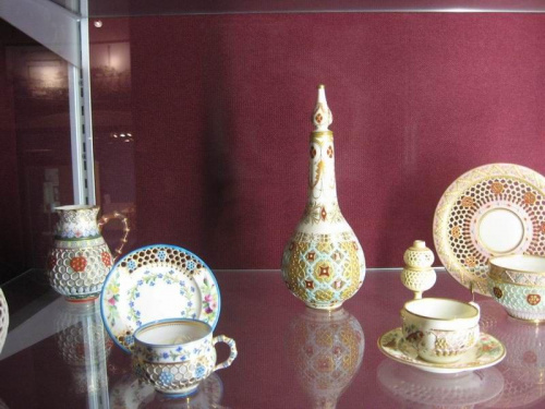 Porcelana w muzeum Worcester
