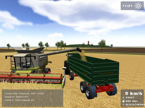 Claas Lexion 600 heder z auto pilotem #Gra #LandwirtschaftsSimulator #ClaasLexion600