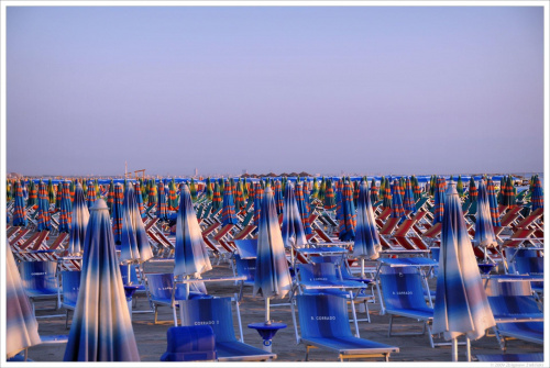 #włochy #parasole #italia #plaża