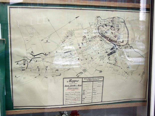 Mapa Gniezno 1787