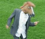 Dancing horseman