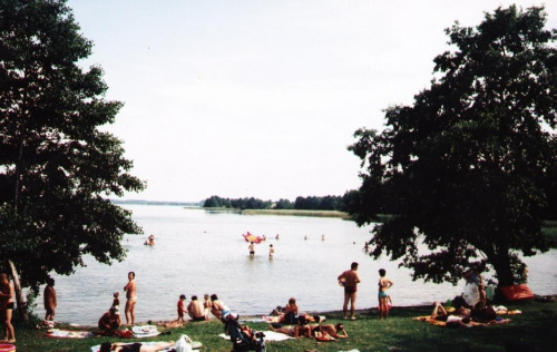 Jezioro Święcajty w Kalu koło Węgorzewa.
