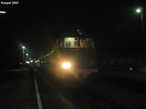 18.11.2007 SU45-097 z pociągiem pośpiesznym z Chełma/Zamościa skończył bieg.
