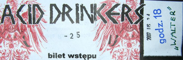 Acid Drinkers, Rzeszów 24.11.2oo7 #koncert