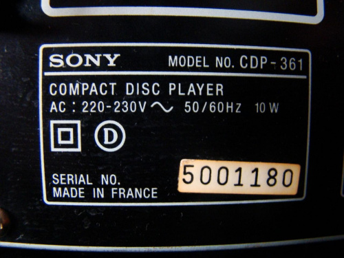 SONY CDP-361