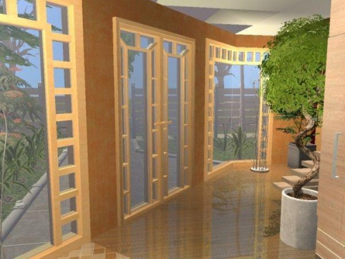 Dom wybudowany w grze The Sims 2 #dom #TheSims2