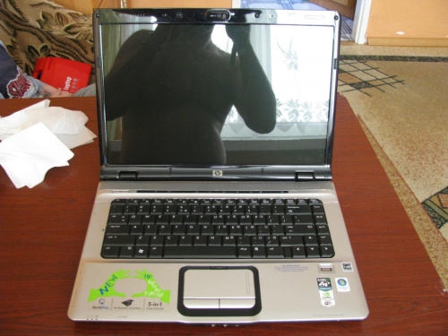 #LaptopHPPavilionDv6700