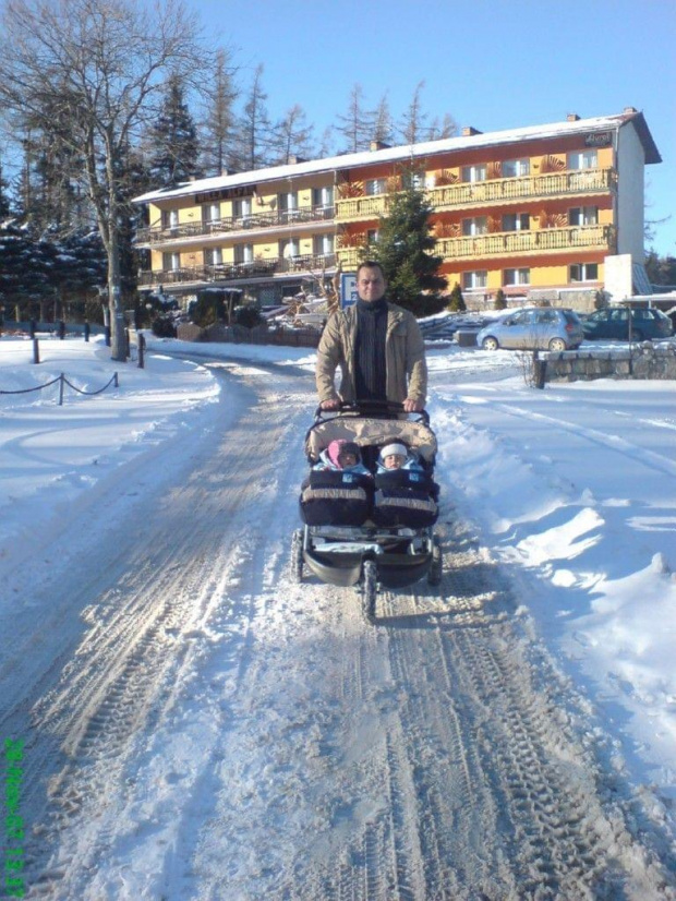 Tatuś, Igor i Dria w Szklarskiej Porębie :-)