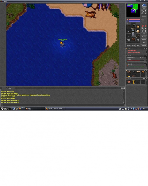 Ja pływam na plaży w tibi, koło thais #tibia #DevonMivir