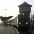 22.12.2007 SU45-240 z pociągiem pośpieszny Kopernik do Warszawy Wsch stoi gotowy do odjazdu