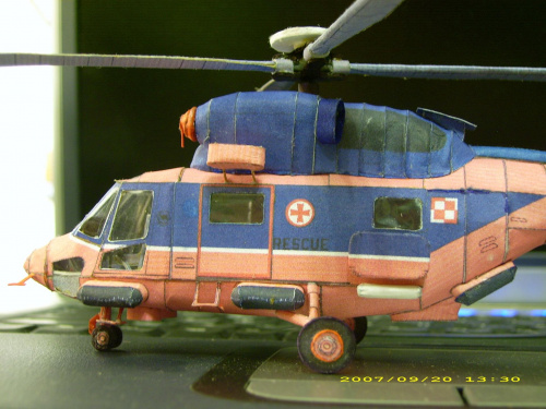 Anakonda - 1:72 - papier #modelarstwo