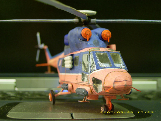 Anakonda - 1:72 - papier #modelarstwo