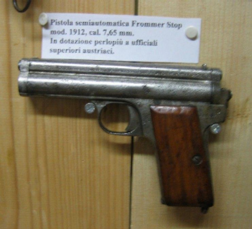 pistolet samopowtarzalny mod. 1912 kal. 7,65 mm #Dolomity #góry #muzeum #Alpy #militaria